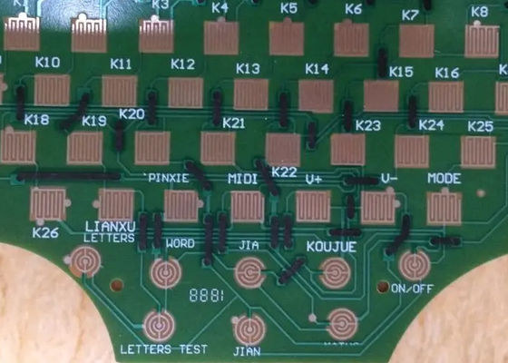 solas placas de circuito impresas flexibles rígidas echadas a un lado del proceso de fabricación del PWB 4mil para los aficionados