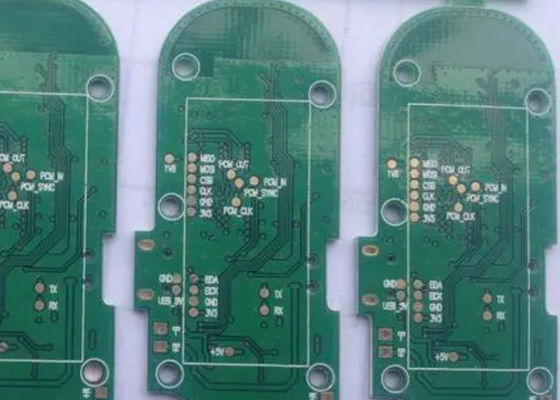 Sola fabricación impresa echada a un lado de la placa de circuito del diseño de una sola capa del PWB