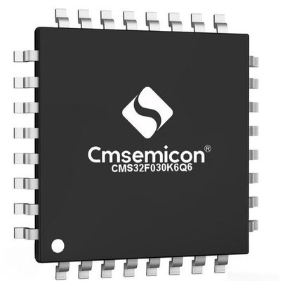 CMS32F030K6Q6 IC CHIP Flash MCU integró altamente una solución del termóstato de la parada