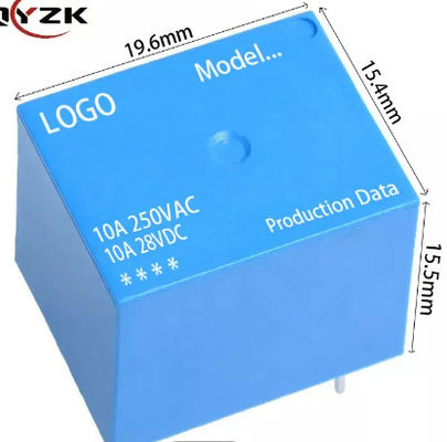 voltio 5v del Pin T73 DC 48v 24v 12 del PWB 5 de la retransmisión JQC-3F Spdt de la transferencia 12v electromágnetico